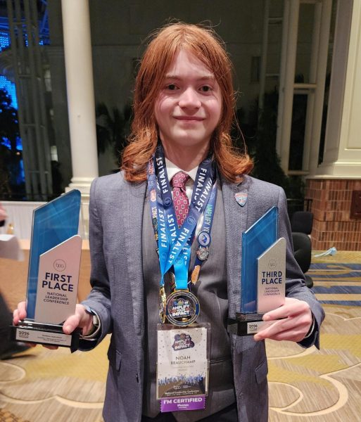 Turner High School’s Noah Beauchamp celebrates an incredible performance at the 2026 BPA National Leadership Conference, earning 1st Place in Database Applications and 3rd Place in C++ Programming while representing Kansas on the national stage.